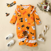 Load image into Gallery viewer, Baby Unisex Animals Cartoon Print Halloween Jumpsuits Wholesale 220831488
