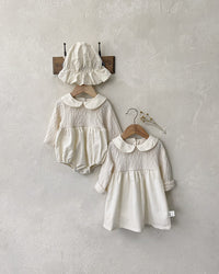Load image into Gallery viewer, Baby Girls Solid Color Rompers And Dresses Wholesale 220831489
