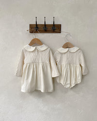Load image into Gallery viewer, Baby Girls Solid Color Rompers And Dresses Wholesale 220831489
