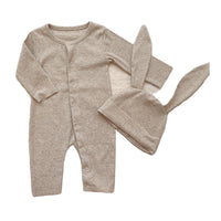 Load image into Gallery viewer, Baby Unisex Solid Color Rompers Jumpsuits Hats Wholesale 220831512
