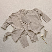Load image into Gallery viewer, Baby Unisex Solid Color Rompers Jumpsuits Hats Wholesale 220831512
