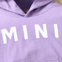 Load image into Gallery viewer, 2 Pieces Set Baby Girls Letters Hoodies Swearshirts And Solid Color Pants Wholesale 220831534
