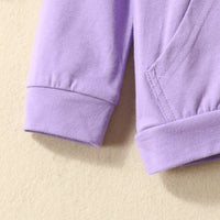 Load image into Gallery viewer, 2 Pieces Set Baby Girls Letters Hoodies Swearshirts And Solid Color Pants Wholesale 220831534
