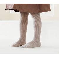 Load image into Gallery viewer, Baby Kid Girls Solid Color Muslin&amp;Ribbed Accessories Socks Wholesale 220831537
