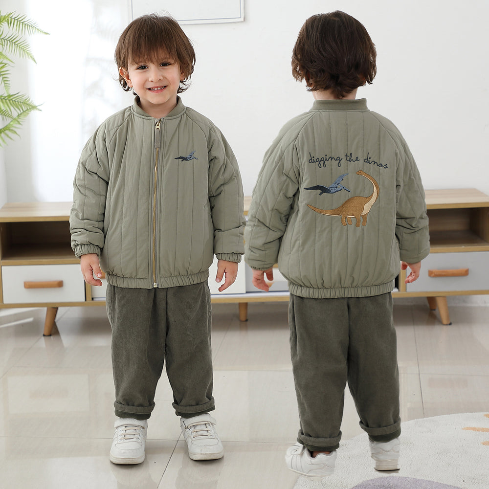 Baby Kid Unisex Letters Animals Embroidered Jackets Outwears Wholesale 220831565