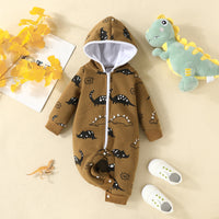 Load image into Gallery viewer, Baby Boys Animals Print Jumpsuits Wholesale 220831570
