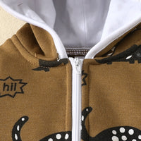 Load image into Gallery viewer, Baby Boys Animals Print Jumpsuits Wholesale 220831570
