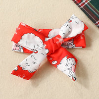 Load image into Gallery viewer, Baby Girls Cartoon Bow Print Christmas Dresses Wholesale 220831581
