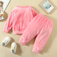 Load image into Gallery viewer, 2 Pieces Set Baby Girls Animals Bow Tops And Pants Wholesale 220831588
