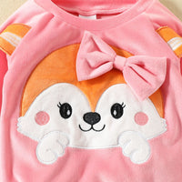Load image into Gallery viewer, 2 Pieces Set Baby Girls Animals Bow Tops And Pants Wholesale 220831588
