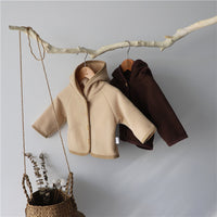 Load image into Gallery viewer, 2 Pieces Set Baby Girls Solid Color Jackets Outwears And Pants Wholesale 22083170
