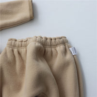 Load image into Gallery viewer, 2 Pieces Set Baby Girls Solid Color Jackets Outwears And Pants Wholesale 22083170
