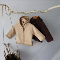 Load image into Gallery viewer, 2 Pieces Set Baby Girls Solid Color Jackets Outwears And Pants Wholesale 22083170
