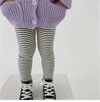 Load image into Gallery viewer, Baby Kid Unisex Striped Polka dots Checked Pants Leggings Wholesale 220902107
