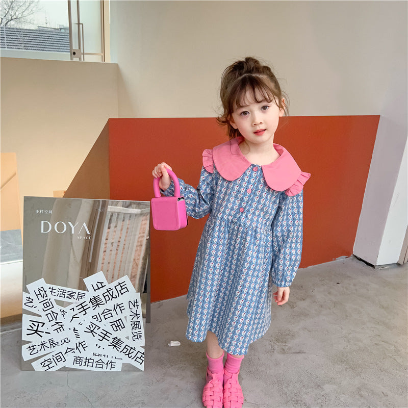 Baby Kid Girls Fruit Print Dresses Wholesale 220902120