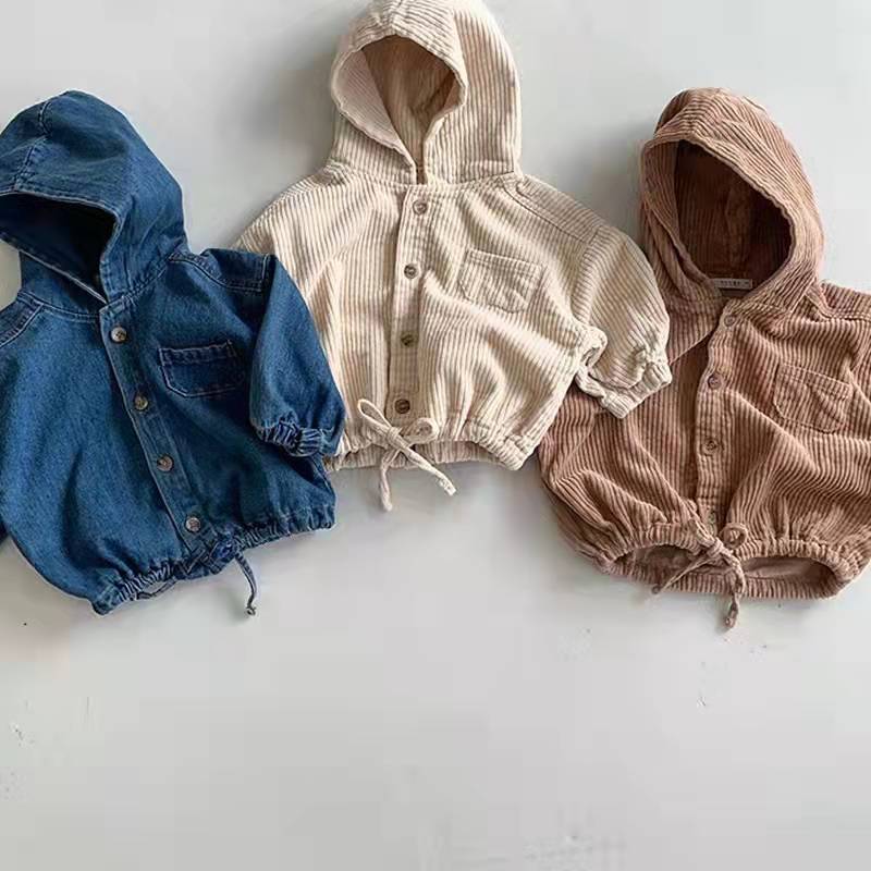 Baby Kid Unisex Solid Color Jackets Outwears Wholesale 220902122