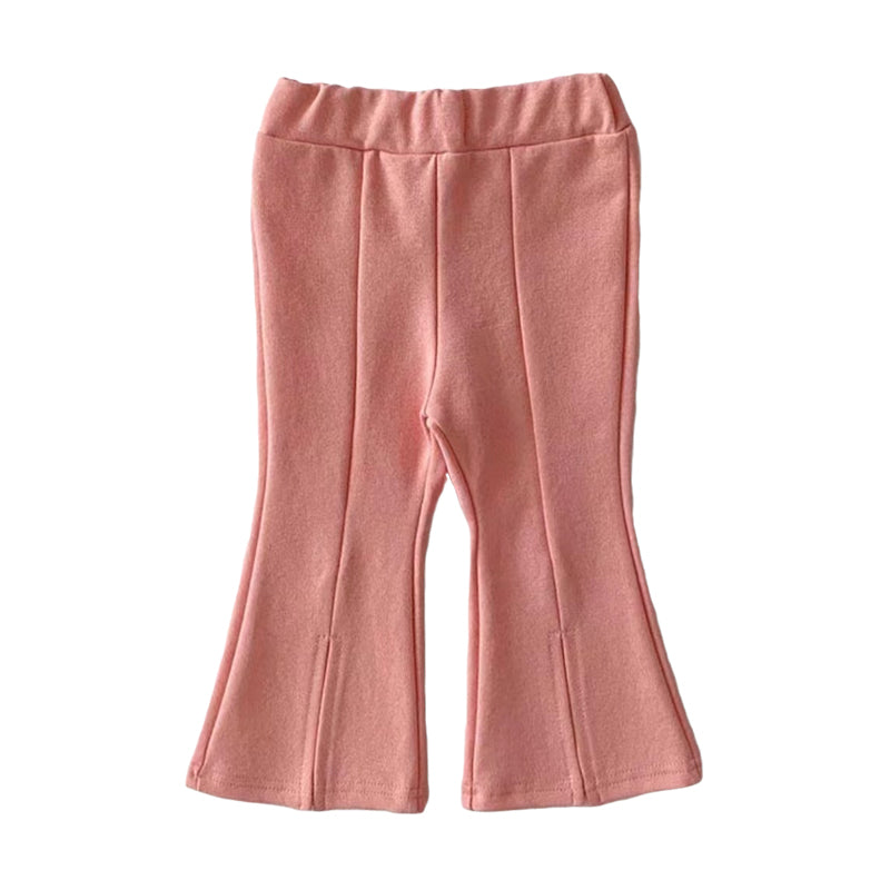 Baby Kid Girls Solid Color Pants Wholesale 220902132