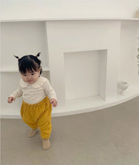 Load image into Gallery viewer, Baby Unisex Solid Color Polka dots Print Pants Wholesale 22090215
