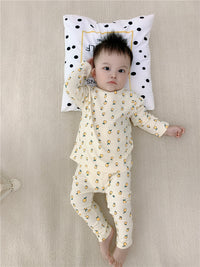 Load image into Gallery viewer, 2 Pieces Set Baby Kid Unisex Fruit Print Tops And Pants Wholesale 22090216
