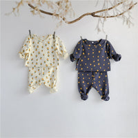 Load image into Gallery viewer, 2 Pieces Set Baby Kid Unisex Fruit Print Tops And Pants Wholesale 22090216
