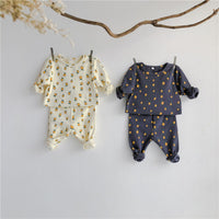 Load image into Gallery viewer, 2 Pieces Set Baby Kid Unisex Fruit Print Tops And Pants Wholesale 22090216
