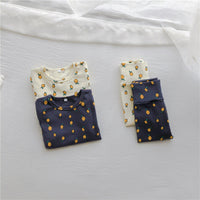 Load image into Gallery viewer, 2 Pieces Set Baby Kid Unisex Fruit Print Tops And Pants Wholesale 22090216
