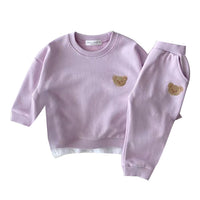 Load image into Gallery viewer, 2 Pieces Set Baby Kid Unisex Cartoon Embroidered Tops And Pants Wholesale 220902174
