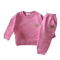 Load image into Gallery viewer, 2 Pieces Set Baby Kid Unisex Cartoon Embroidered Tops And Pants Wholesale 220902174
