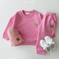 Load image into Gallery viewer, 2 Pieces Set Baby Kid Unisex Cartoon Embroidered Tops And Pants Wholesale 220902174
