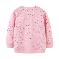 Load image into Gallery viewer, Baby Kid Girls Polka dots Cartoon Print Hoodies Swearshirts Wholesale 22090218
