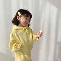 Load image into Gallery viewer, 2 Pieces Set Baby Kid Girls Solid Color Hoodies Swearshirts And Skirts Wholesale 220902205
