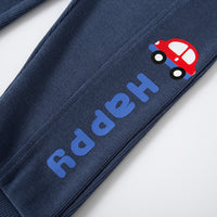 Load image into Gallery viewer, Baby Kid Boys Letters Car Cartoon Muslin&amp;Ribbed Print Pants Wholesale 220902206
