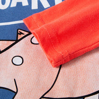 Load image into Gallery viewer, Baby Kid Unisex Color-blocking Dinosaur Tops Wholesale 22090222
