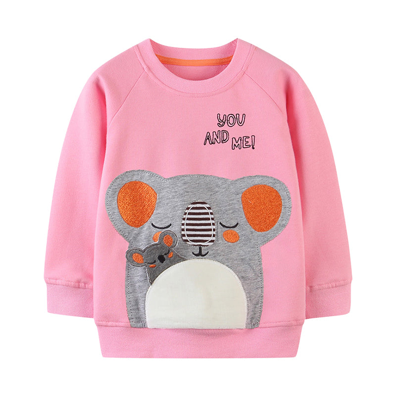 Baby Kid Girls Cartoon Hoodies Swearshirts Wholesale 22090223