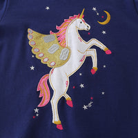 Load image into Gallery viewer, Baby Kid Girls Unicorn Hoodies Swearshirts Wholesale 22090226
