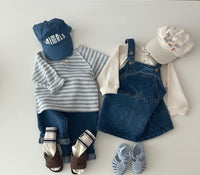 Load image into Gallery viewer, Baby Kid Unisex Striped Polka dots Tops Wholesale 220902328
