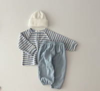 Load image into Gallery viewer, Baby Kid Unisex Striped Polka dots Tops Wholesale 220902328
