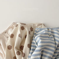 Load image into Gallery viewer, Baby Kid Unisex Striped Polka dots Tops Wholesale 220902328
