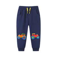 Load image into Gallery viewer, Baby Kid Boys Car Embroidered Ribbon Sports Pants Wholesale 220902356

