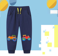 Load image into Gallery viewer, Baby Kid Boys Car Embroidered Ribbon Sports Pants Wholesale 220902356
