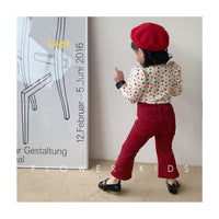 Load image into Gallery viewer, Baby Kid Girls Solid Color Love heart Tops Wholesale 22090241
