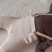 Load image into Gallery viewer, 2 Pieces Set Baby Kid Unisex Solid Color Tops And Jumpsuits Wholesale 22090244
