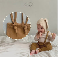 Load image into Gallery viewer, 2 Pieces Set Baby Kid Unisex Solid Color Tops And Jumpsuits Wholesale 22090244
