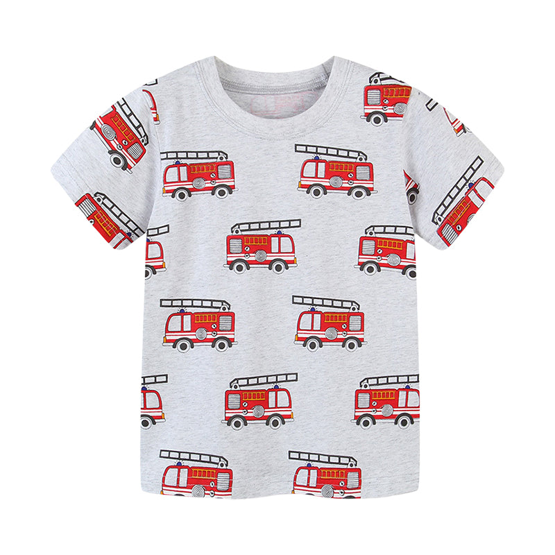 Baby Kid Boys Car T-Shirts Wholesale 22090248