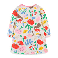 Load image into Gallery viewer, Baby Kid Girls Flower Cartoon Print Dresses Wholesale 220902500
