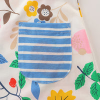 Load image into Gallery viewer, Baby Kid Girls Flower Cartoon Print Dresses Wholesale 220902500
