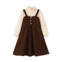 Load image into Gallery viewer, Kid Girls Color-blocking Dresses Wholesale 220902552
