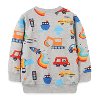 Load image into Gallery viewer, Baby Kid Boys Car Cartoon Print Hoodies Swearshirts Wholesale 22090269
