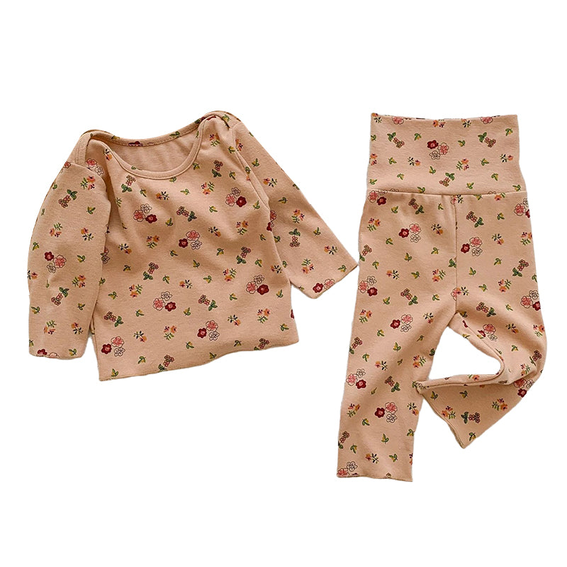 Baby Kid Girls Flower Sleepwears Wholesale 220906246