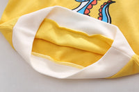 Load image into Gallery viewer, 3 Pieces Set Baby Kid Boys Dinosaur Hoodies Swearshirts Letters Vests Waistcoats And Solid Color Pants Wholesale 220906271
